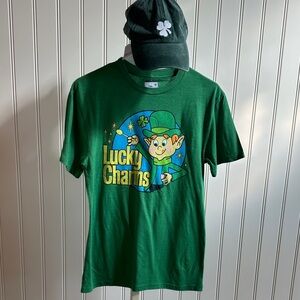 Lucky Charms Green Men's Short Sleeve Tee and Hat Bundle